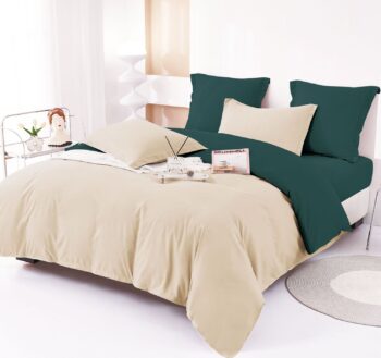 Lenjerie de pat bumbac finet Deluxe - uni - 6 piese | 14930-V