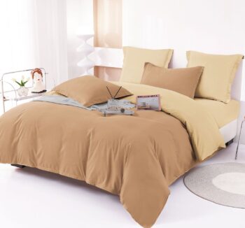 Lenjerie de pat bumbac finet Deluxe - uni - 6 piese | 14924-V