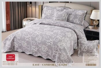 Cuvertura de pat 100% bumbac - 5 piese | 15525-CH
