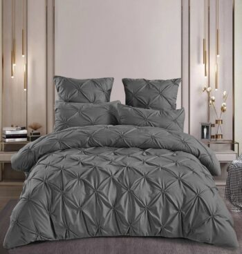 Lenjerie de pat 100% bumbac finet - Deluxe - cu elastic - 6 piese | 16577-PR