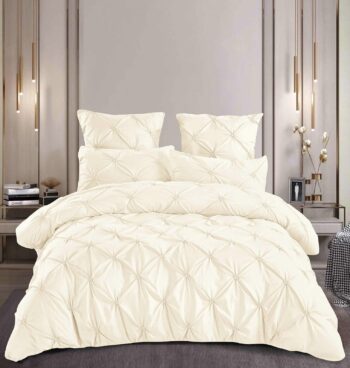 Lenjerie de pat 100% bumbac finet - Deluxe - cu elastic - 6 piese | 16571-PR