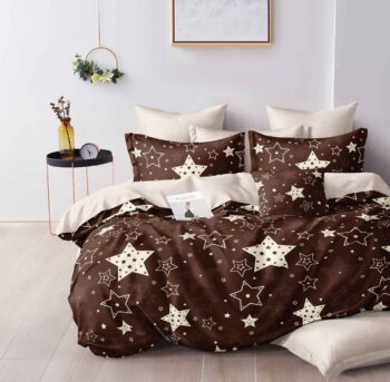 Lenjerie de pat bumbac finet cu elastic – 6 piese | 16671-TL