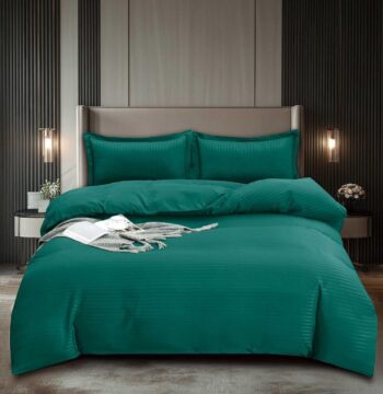 Lenjerie de pat damasc Premium gama Horeca - 4 piese | 16741-C