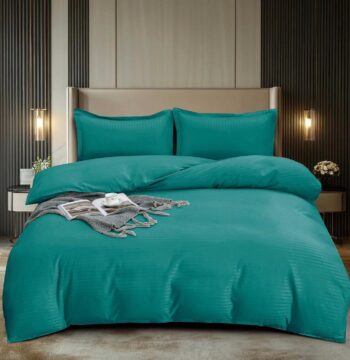 Lenjerie de pat damasc Premium gama Horeca - 4 piese | 16742-C