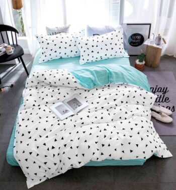 Lenjerie de pat bumbac satinat – 4 piese | 17336-C