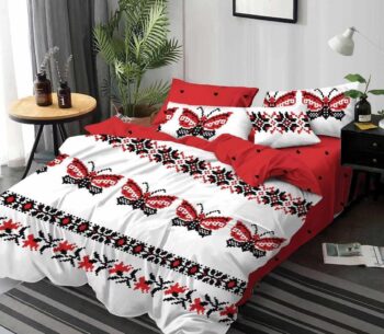 Lenjerie de pat bumbac finet Premium Pucioasa - cu elastic – 6 piese | 18452-SE