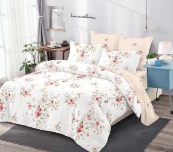 Lenjerie de pat bumbac finet Premium Pucioasa - cu elastic – 6 piese | 18502-SE