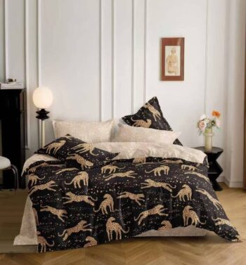 Lenjerie de pat bumbac satinat - gama Luxury - cu elastic – 4 piese | 18980-TL (copie)