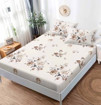 Husa de pat bumbac finet Premium - 3 piese | 19319-TL
