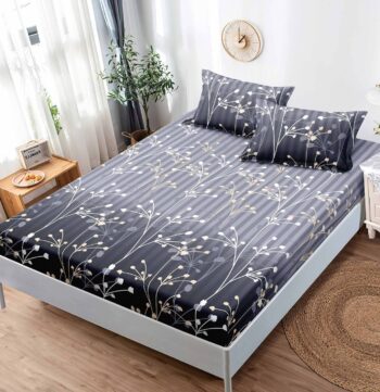 Husa de pat bumbac finet Premium - 3 piese | 19320-TL