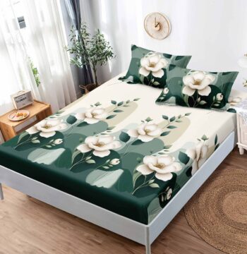 Husa de pat bumbac finet Premium - 3 piese | 19312-TL