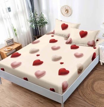 Husa de pat bumbac finet Premium - 3 piese | 19303-TL