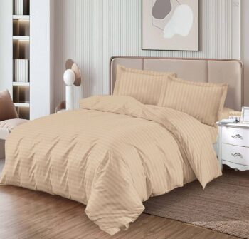 Lenjerie de pat damasc Horeca Premium - cu elastic - 4 piese | 19283-V