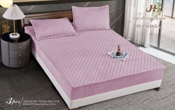 Topper bumbac + 2 fete de perna / 160x200cm | 19718-C (copie)
