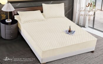 Topper bumbac + 2 fete de perna / 160x200cm | 19714-C