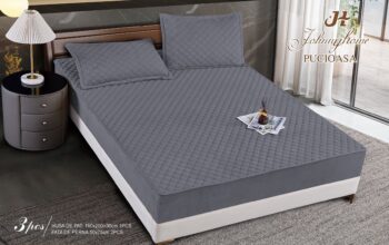 Topper bumbac + 2 fete de perna / 160x200cm | 19715-C