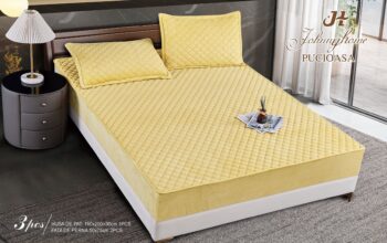 Topper bumbac + 2 fete de perna / 160x200cm | 19710-C