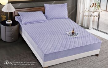 Topper bumbac + 2 fete de perna / 160x200cm | 19706-C