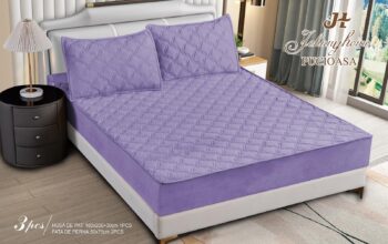 Topper bumbac + 2 fete de perna / 180x200cm | 19728-C