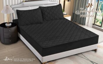 Topper bumbac + 2 fete de perna / 180x200cm | 19724-C
