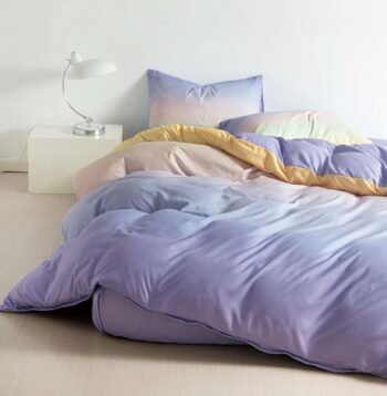 Lenjerie de pat bumbac satinat Deluxe - 1 persoana - 4 piese | 18203-C